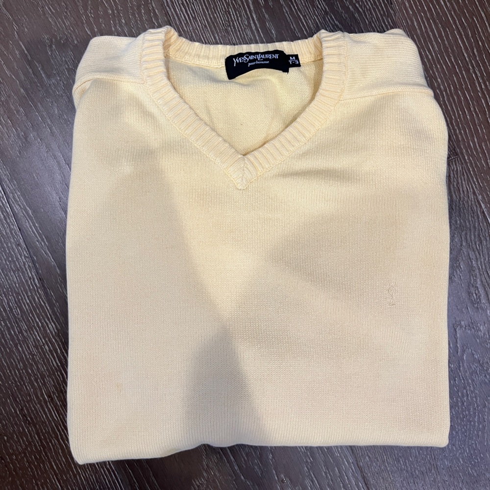 Vintage Yves Saint Laurent Cotton Sweater